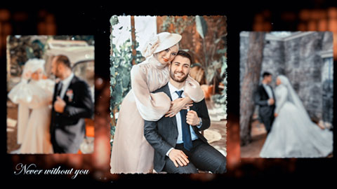 پروژه پریمیر عکس اسلایدشو عروسی 7107