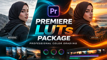 تنظیم رنگ فیلم در پریمیر LUT 9102 ⭐️| جدید 1405